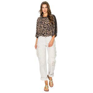 Animal Print Dolman Top by a.gain